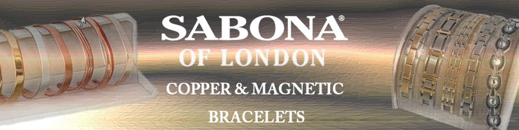 SABONA OF LONDON Nano-Keramik Kupfer Armband Spange 